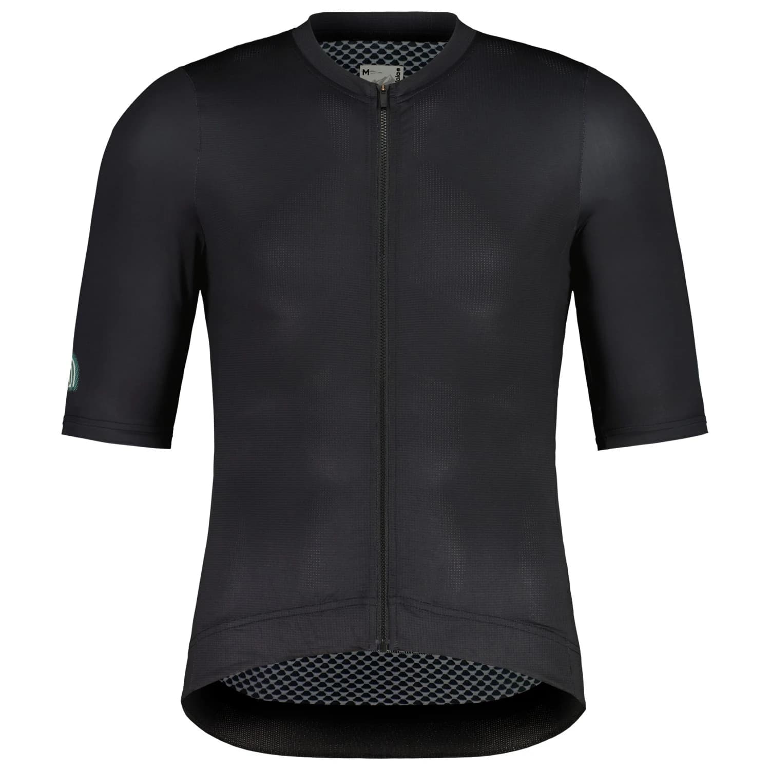 Мъжка фланелка с къс ръкав за колоездене Maloja PetryM. Cycling jersey - Deep Black
