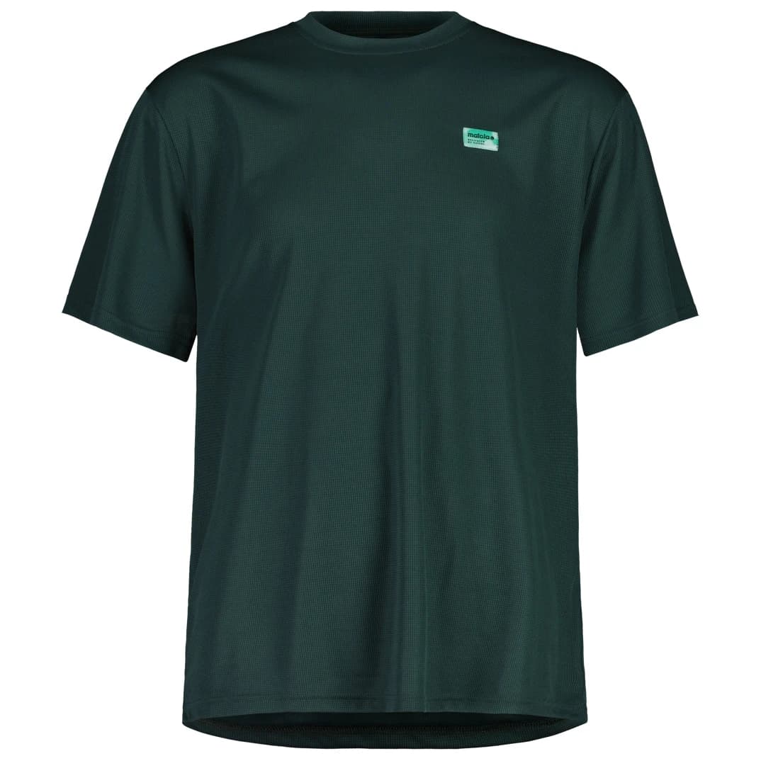 Мъжка фланелка с къс ръкав за колоездене Maloja StaubachM. Cycling jersey - Mountain Pine