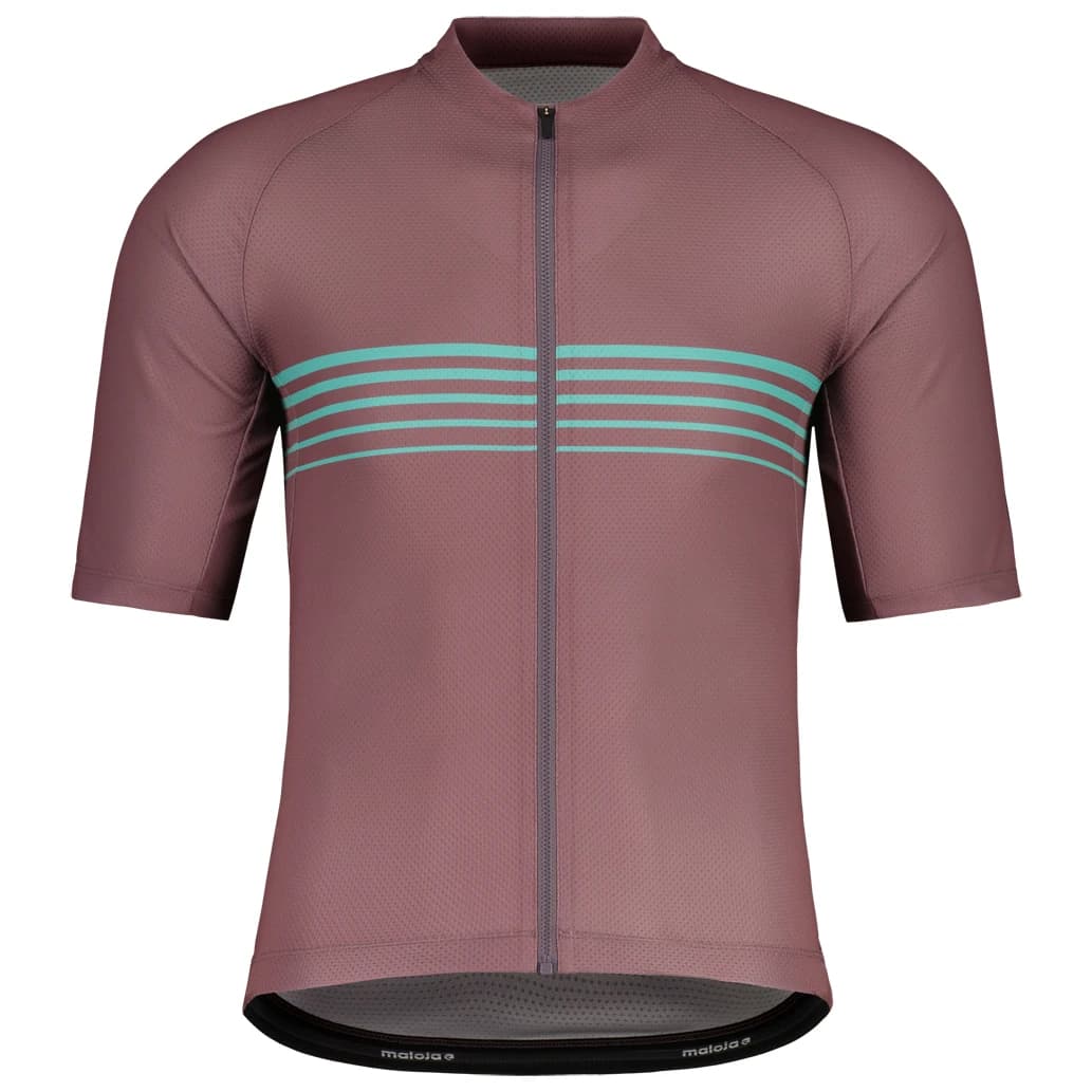 Мъжка фланелка с къс ръкав за колоездене Maloja ZengaM. Cycling jersey - Stormy Lilac