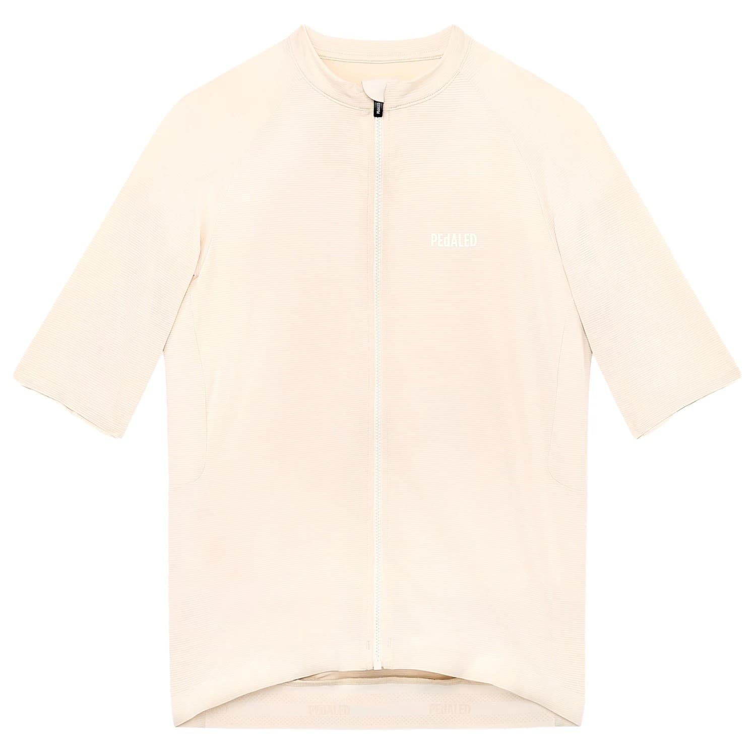 Мъжка фланелка с къс ръкав за колоездене Pedaled Element Lightweight Jersey Cycling jersey - Off White