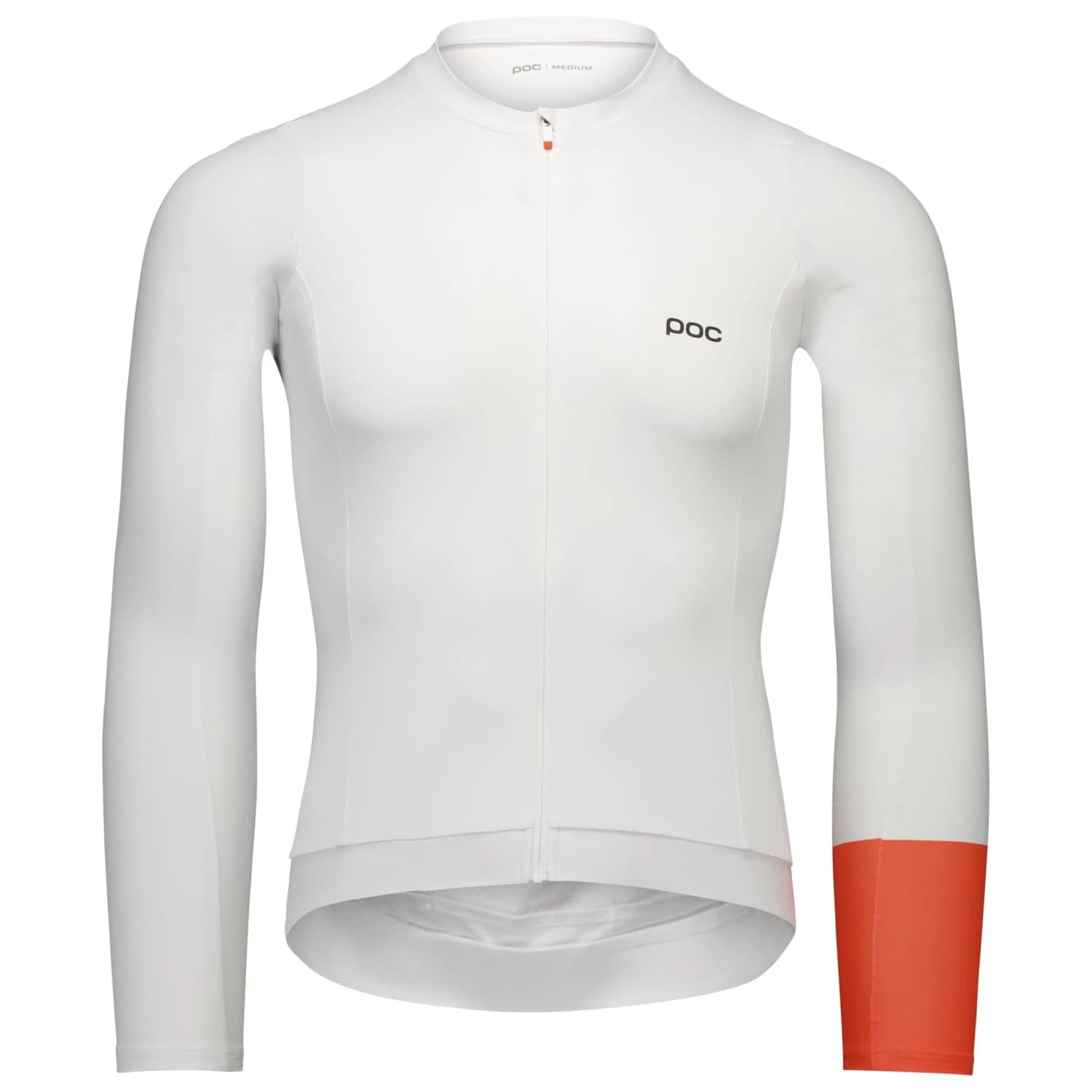 Мъжка фланелка с дълъг ръкав за колоездене POC Cadence L/S Jersey Cycling jersey - Hydrogen White