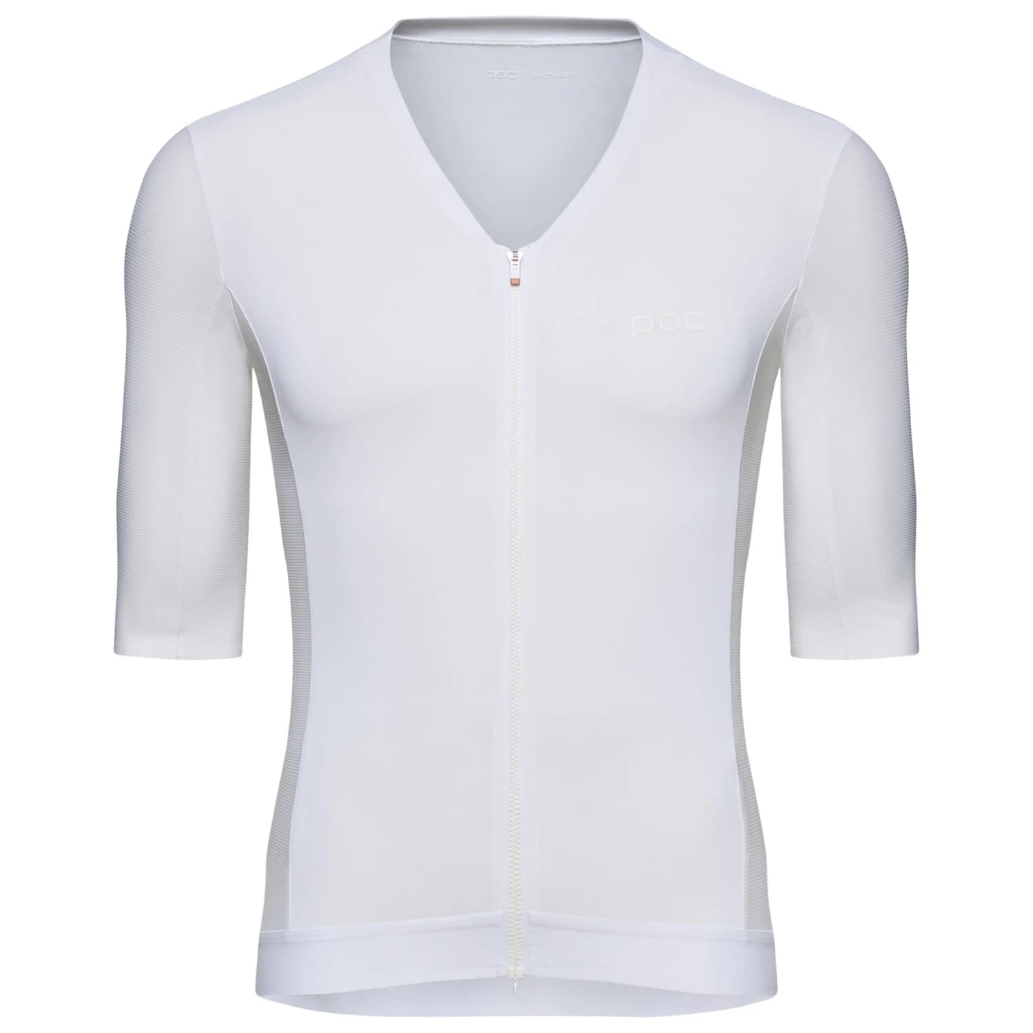Мъжка фланелка с къс ръкав за колоездене POC Raceday S/S Jersey Cycling jersey - Hydrogen White