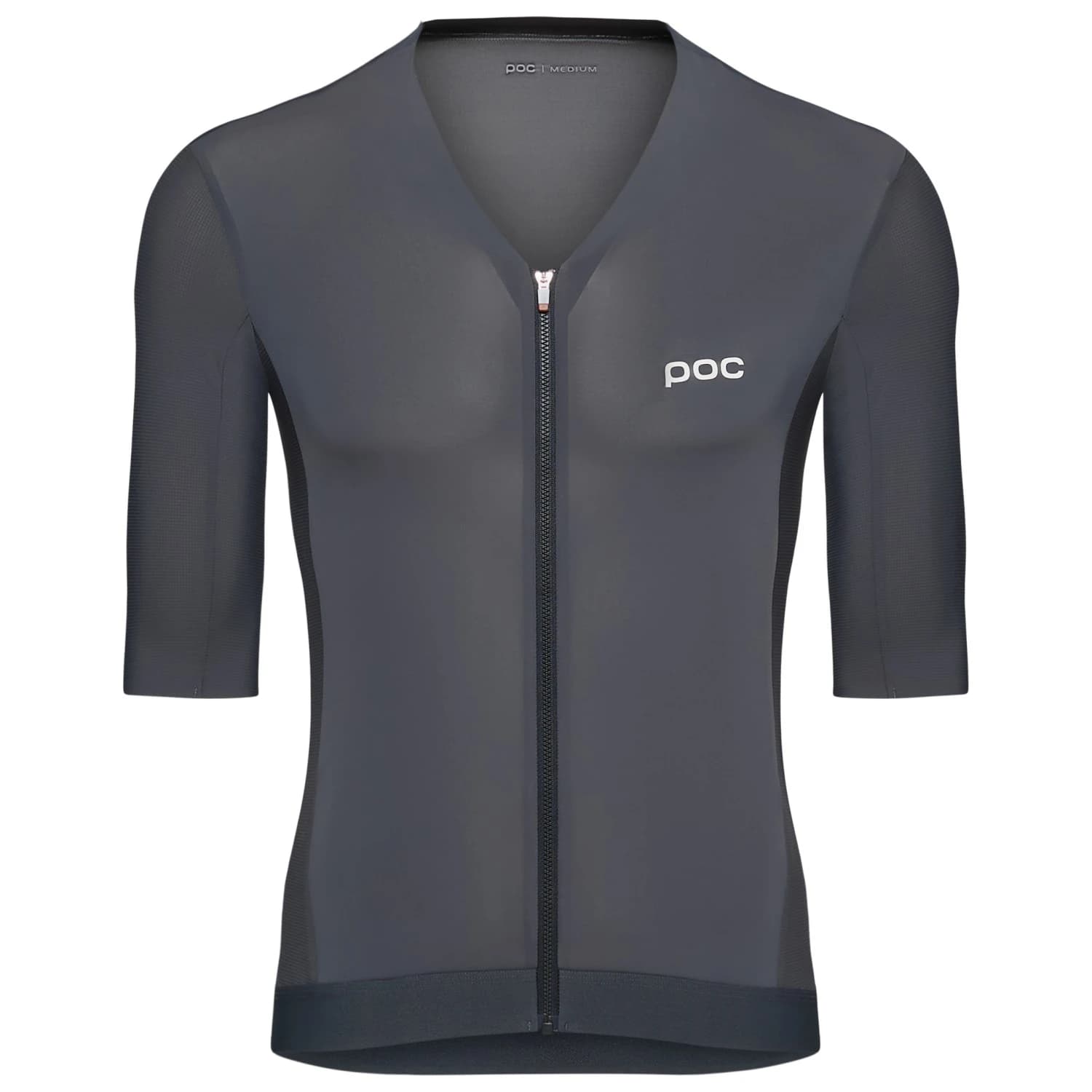 Мъжка фланелка с къс ръкав за колоездене POC Raceday S/S Jersey Cycling jersey - Sylvanite Grey