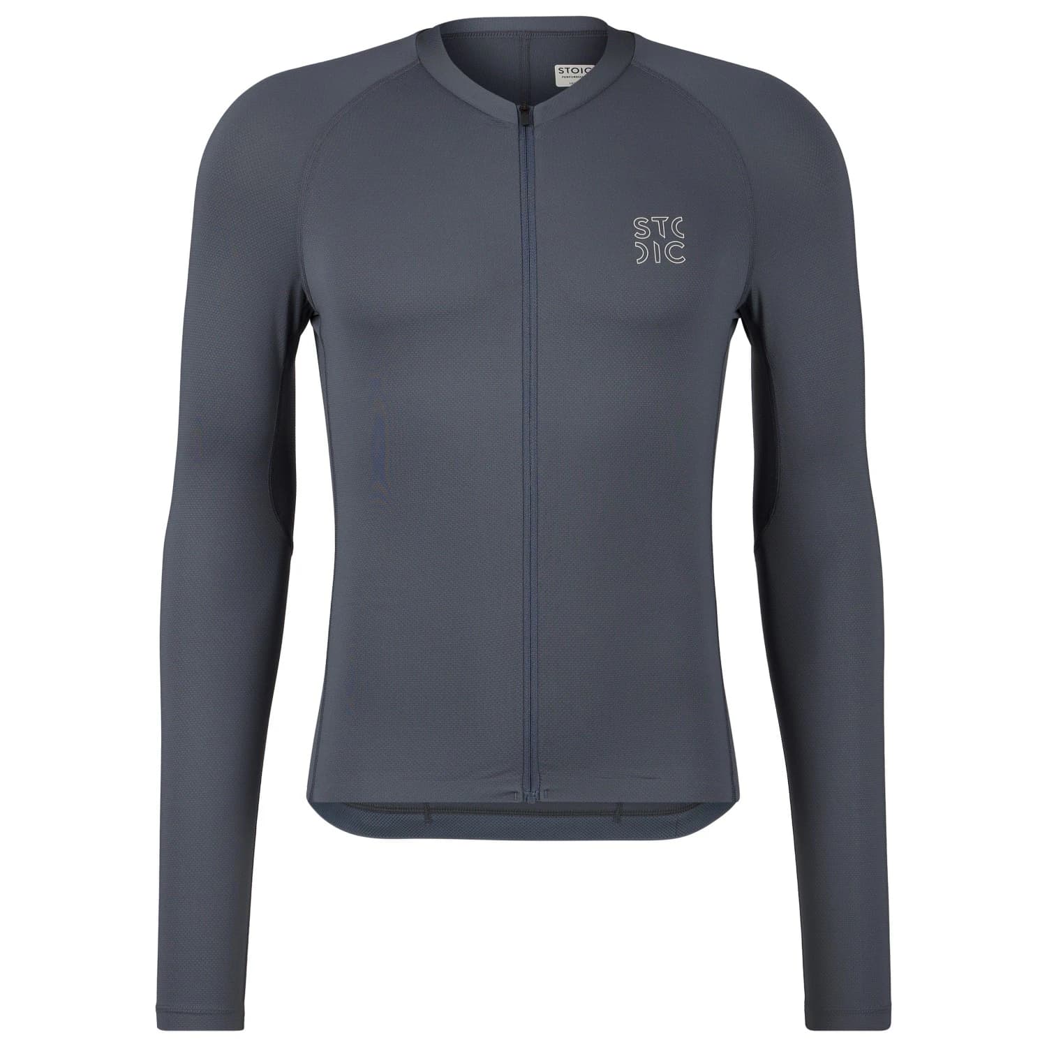 Мъжка фланелка с дълъг ръкав за колоездене Stoic DalslandSt. Gravel Jersey L/S Cycling jersey - Ink Grey