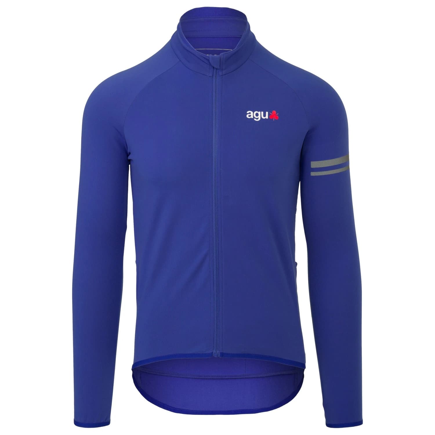 Мъжка фланелка с дълъг ръкав за колоездене AGU Thermo Jersey L/S Essential Cycling jersey - Electric Indigo