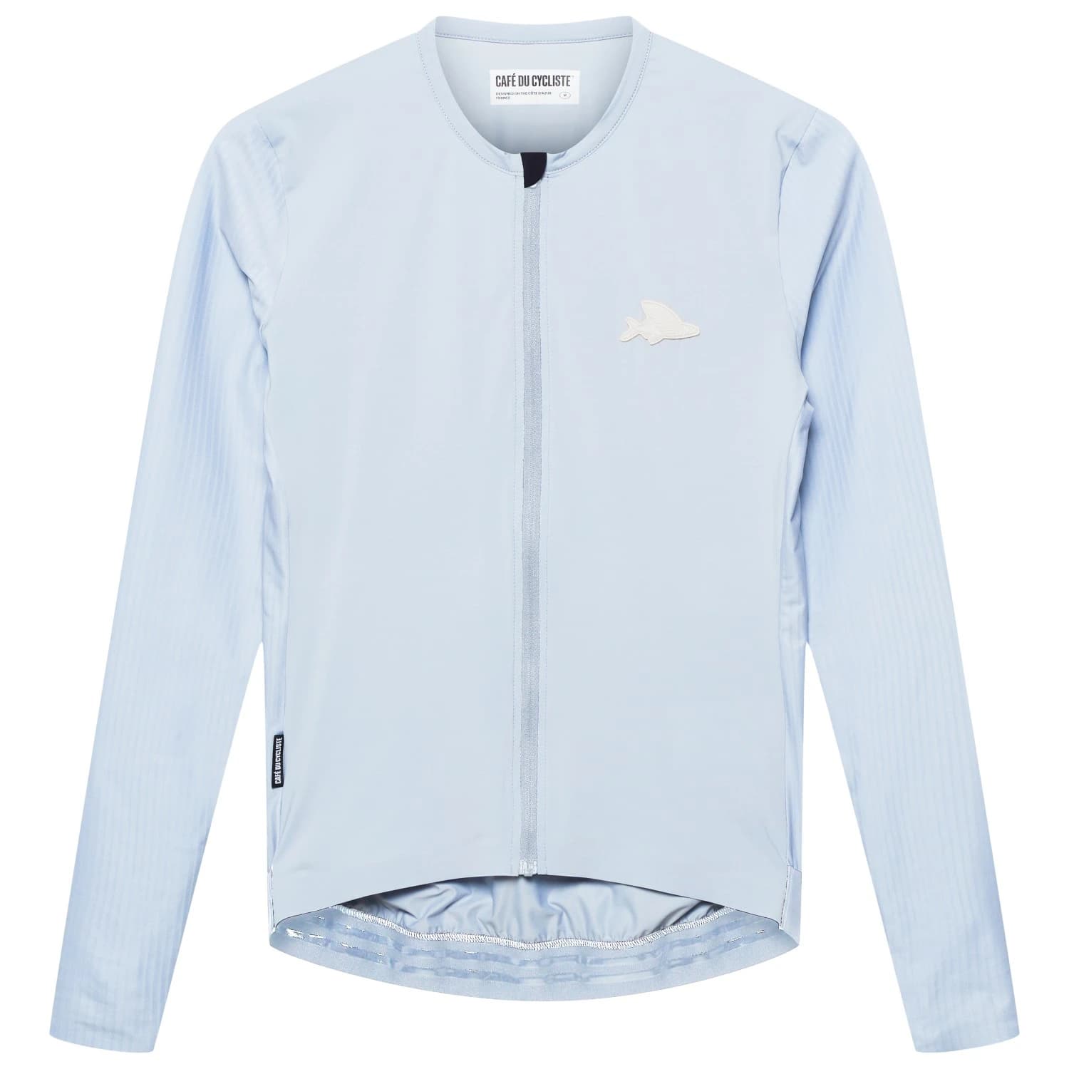 Мъжка фланелка с дълъг ръкав за колоездене CAFÉ DU CYCLISTE Andrea Cycling jersey - Horizon Grey