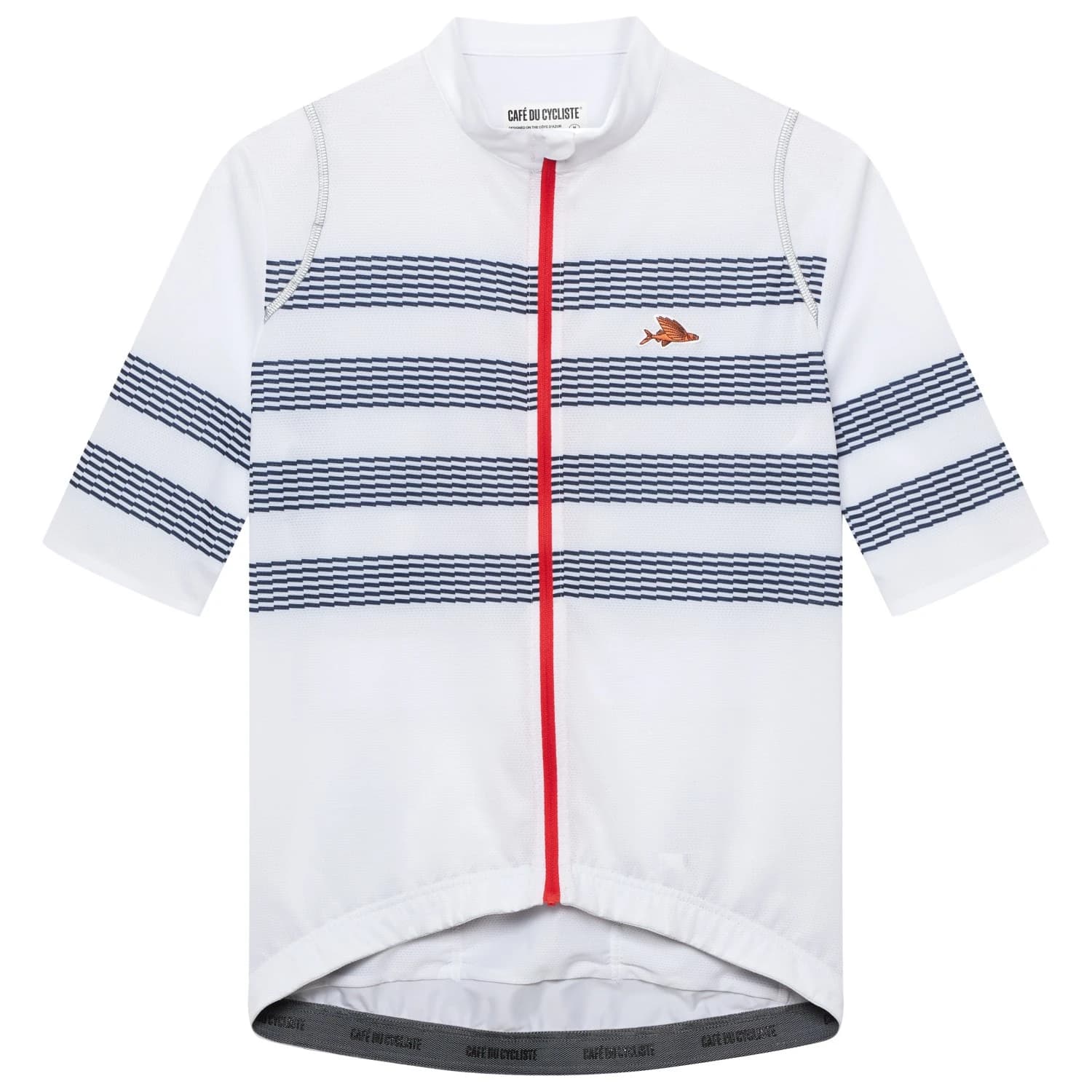 Мъжка фланелка с къс ръкав за колоездене CAFÉ DU CYCLISTE Mona Cycling jersey - Mariniere