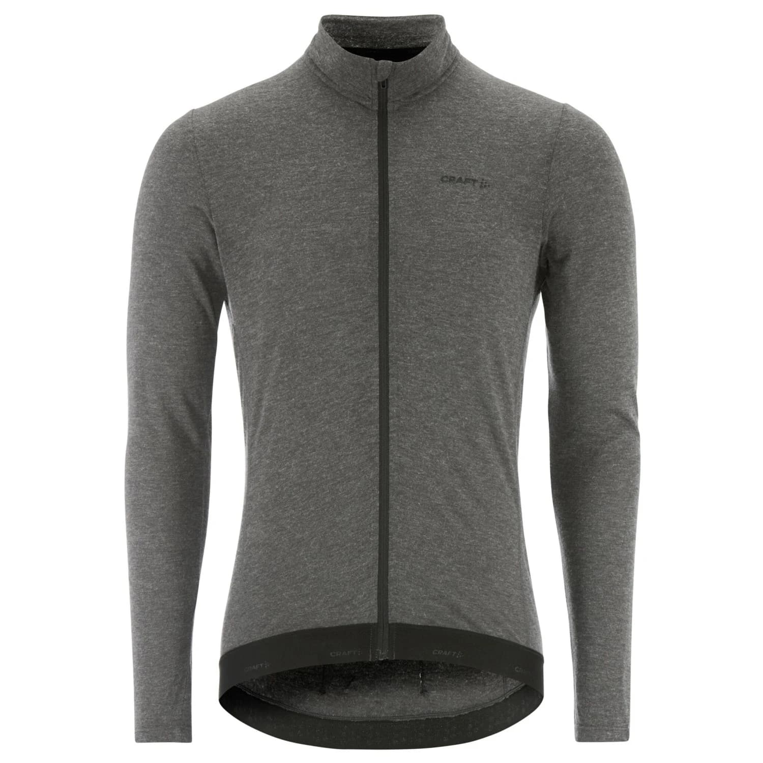 Фланелка с дълъг ръкав за колоездене Craft Bike Subz Wool L/S Jersey Cycling jersey - Black / Melange