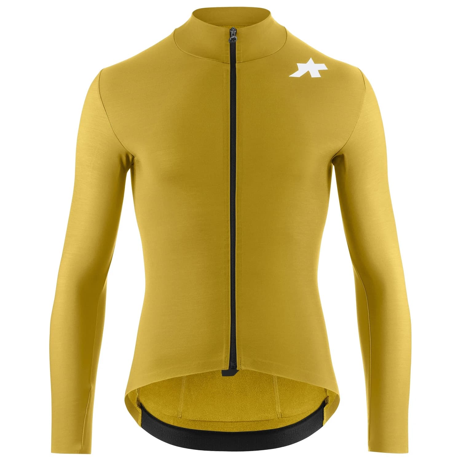 Мъжка фланелка с дълъг ръкав за колоездене ASSOS Mille GT Spring Fall Jersey S11 Cycling jersey - Golden Yellow