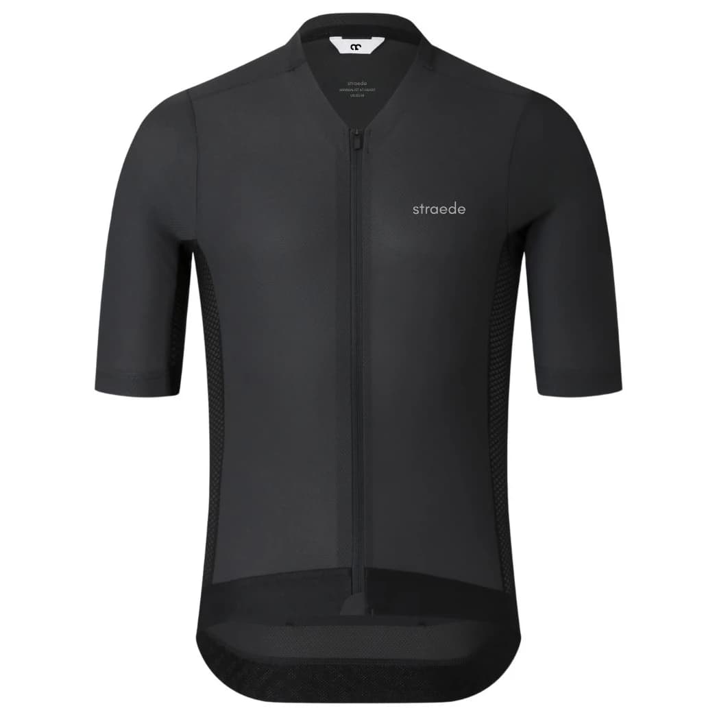 Фланелка с къс ръкав за колоездене straede Aerlig Ultralight Jersey Cycling jersey - Anthracite