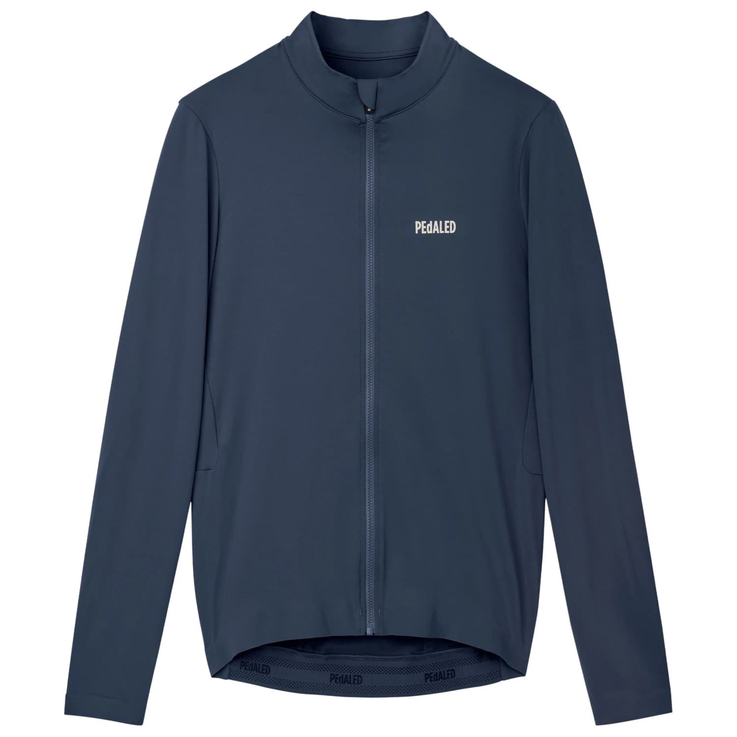 Фланелка с дълъг ръкав за колоездене Pedaled Element Long Sleeve Jersey Cycling jersey - Total Eclipse