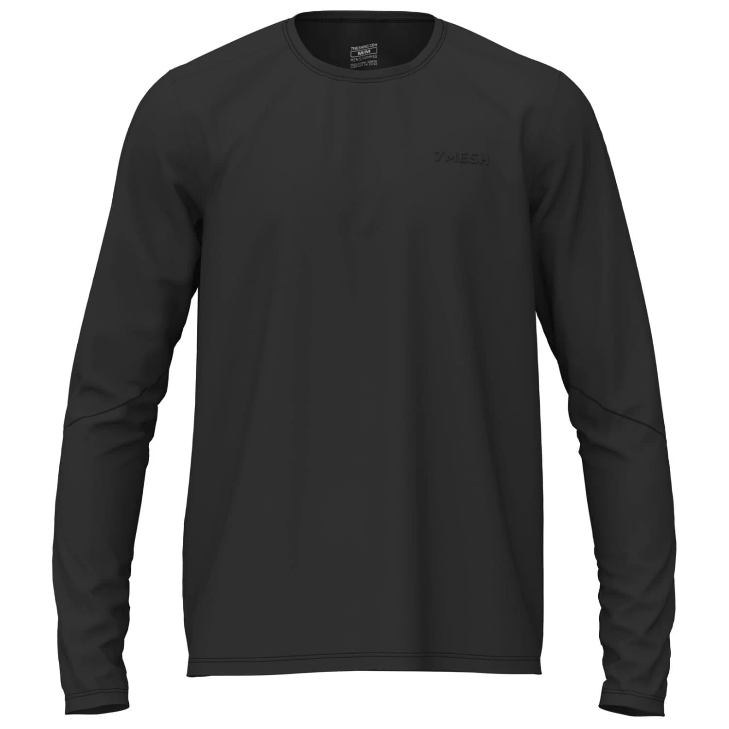 Фланелка с дълъг ръкав за колоездене 7mesh Atlas Shirt L/S Cycling jersey - Black