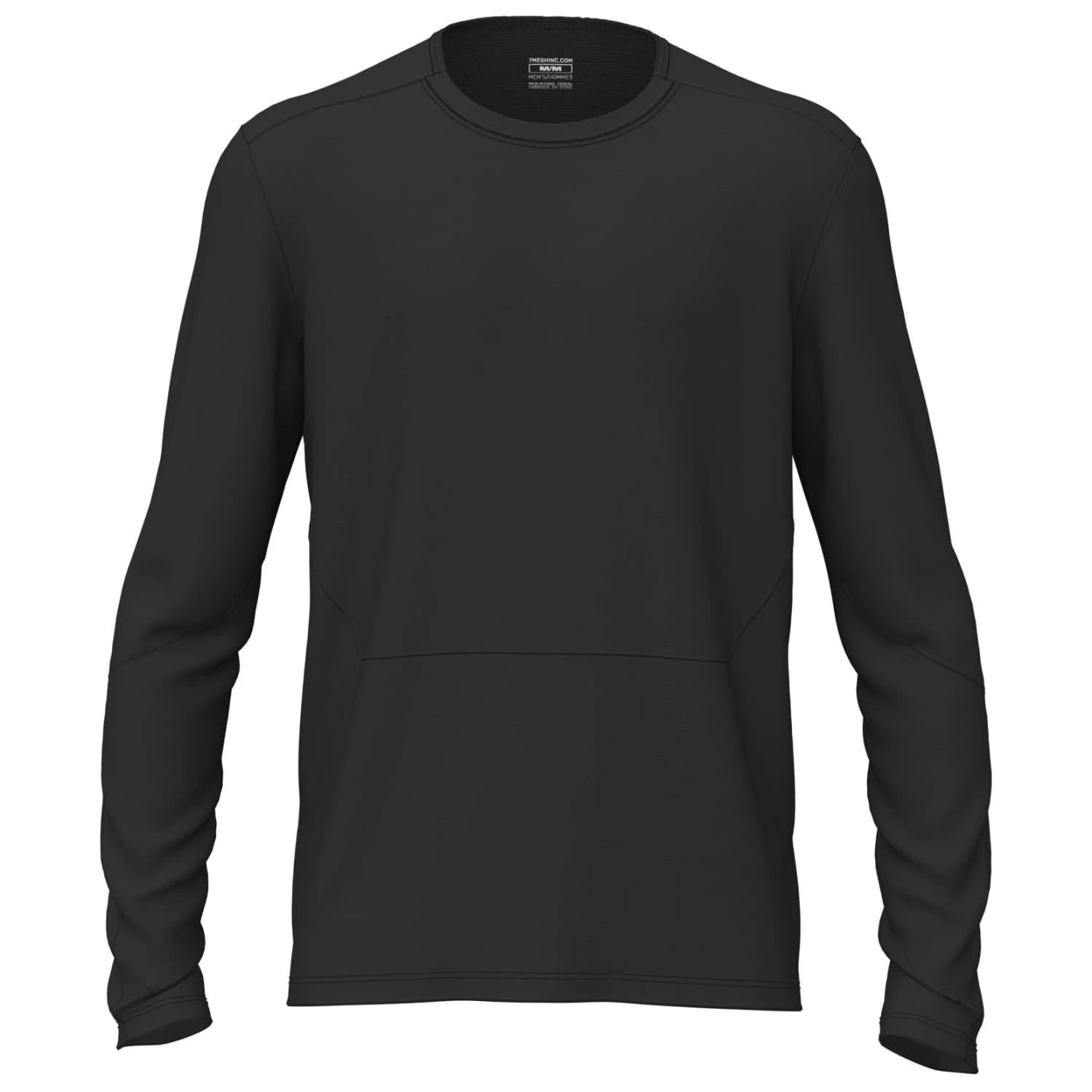 Фланелка с дълъг ръкав за колоездене 7mesh Roam Shirt L/S Cycling jersey - Black