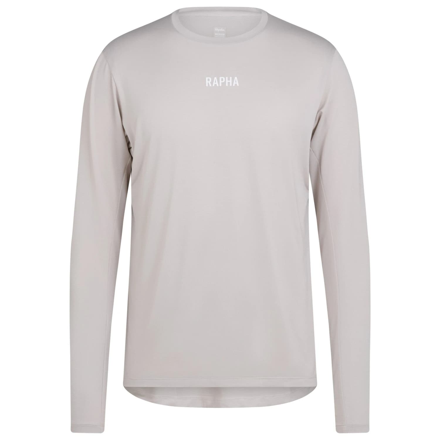 Фланелка с дълъг ръкав за колоездене Rapha Long Sleeve Trail Technical T-Shirt Cycling jersey - Silver / White