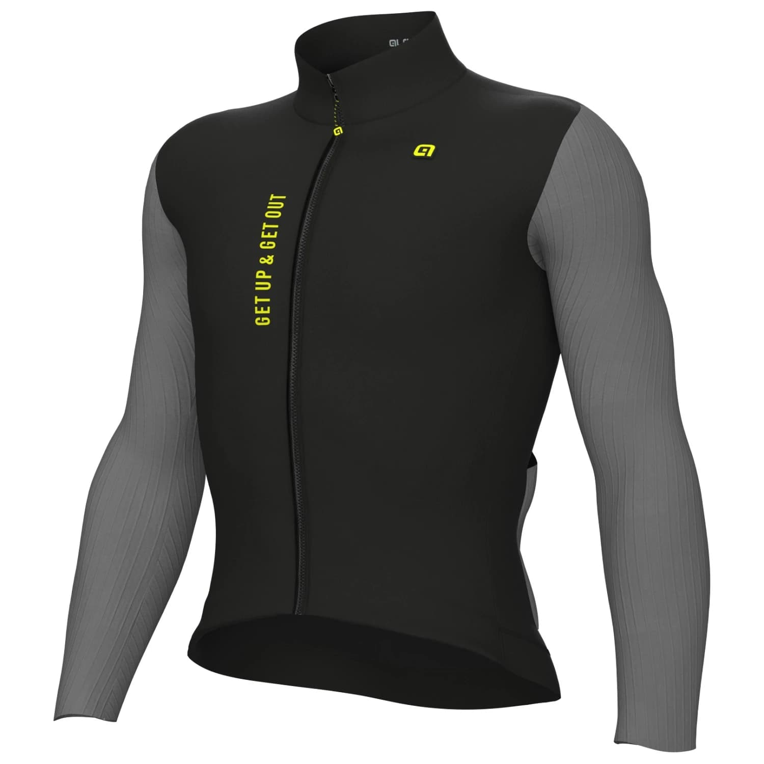 Фланелка с дълъг ръкав за колоездене Alé PR.E Follow Me L/S Jersey Cycling jersey - Black
