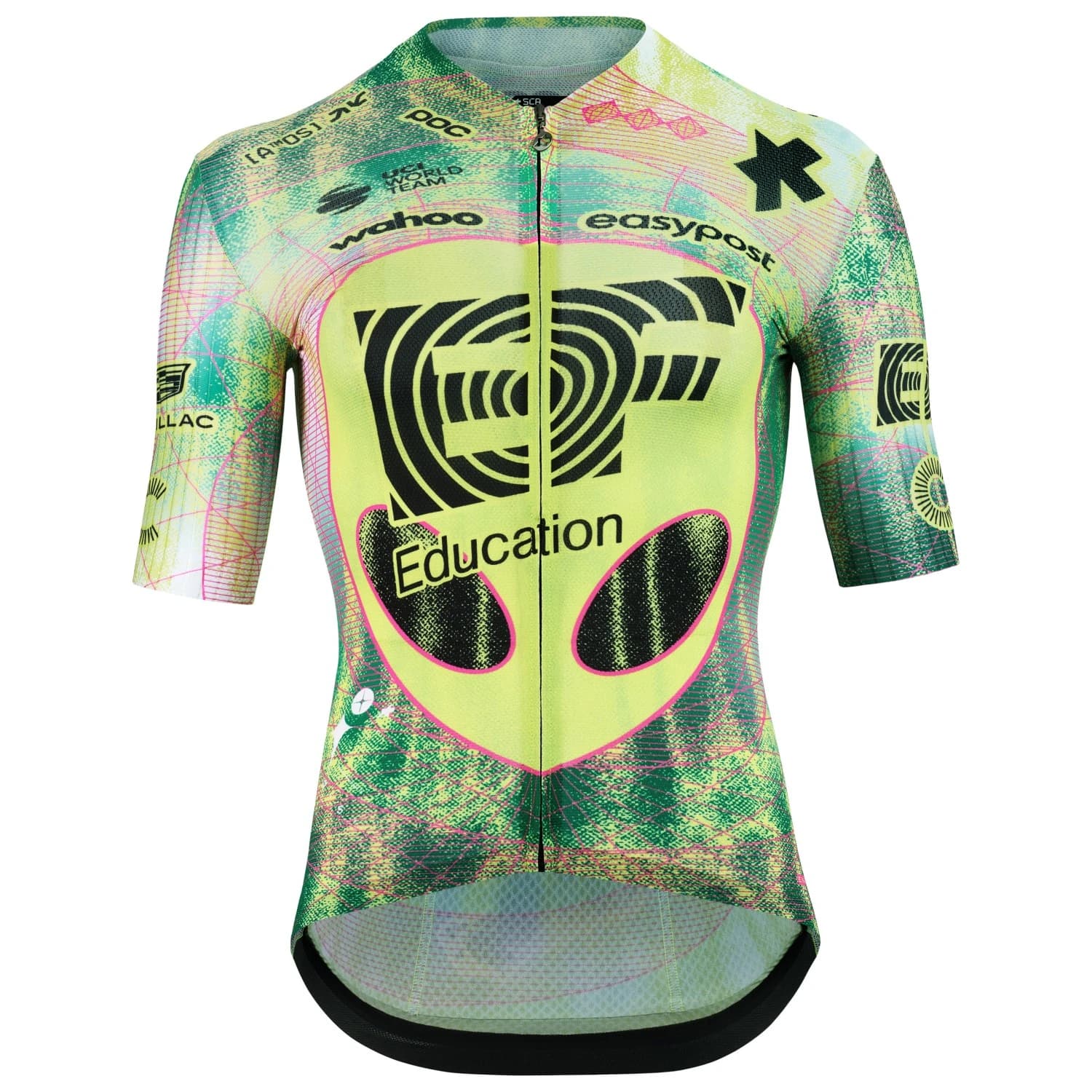 Мъжка фланелка с къс ръкав за колоездене Assos RS EFE Jersey Giro Cycling jersey - Green