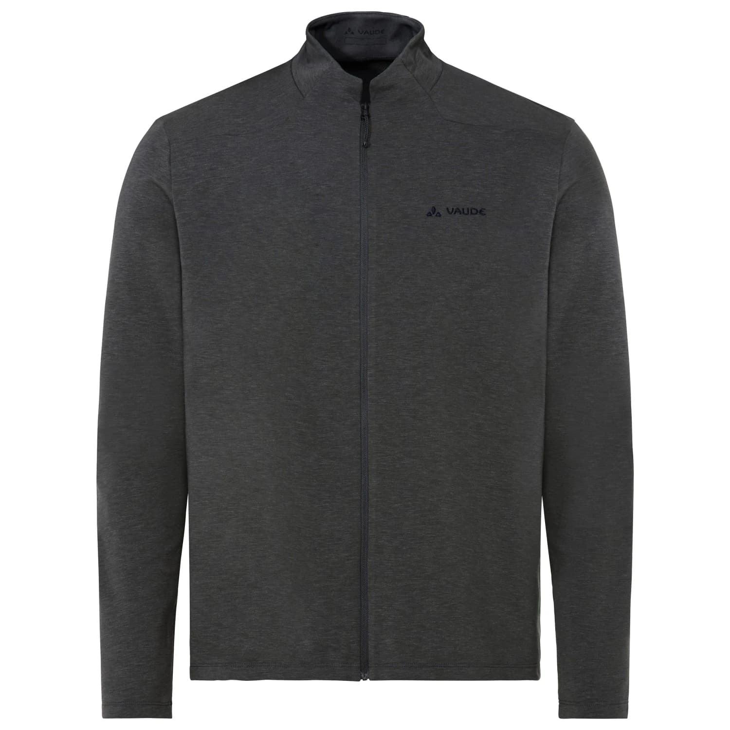 Мъжка фланелка с дълъг ръкав за колоездене Vaude Wintry Full Zip L/S Shirt Cycling jersey - Graphite