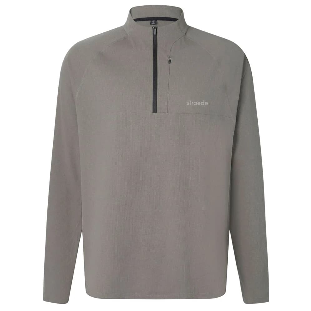 Фланелка с дълъг ръкав за колоездене straede Aexplore Gravel Longsleeve Cycling jersey - Granite