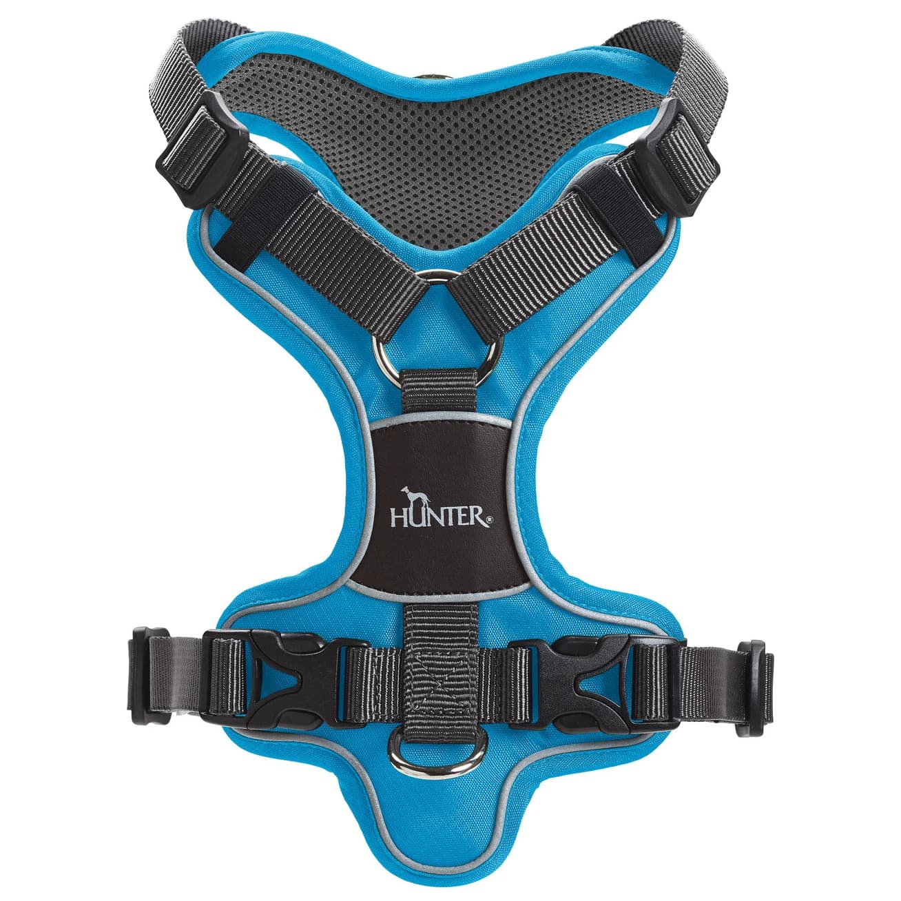 Нагръдник за куче Hunter Harness Divo Dog harness - Lightblue / Grey