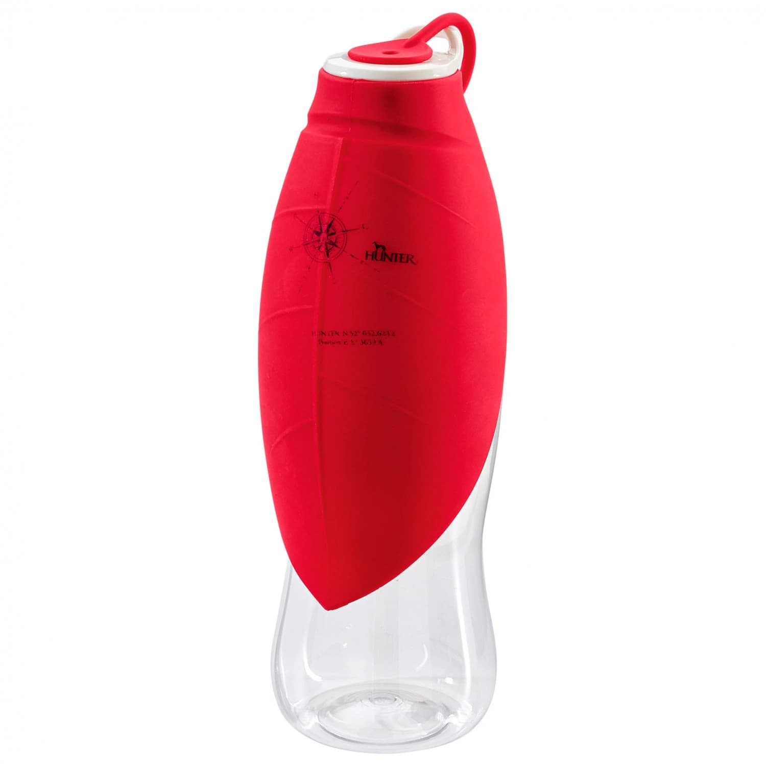 Купа за куче Hunter Outdoor Drinking Bottle with Silicone Bowl List Dog accessories - Rot