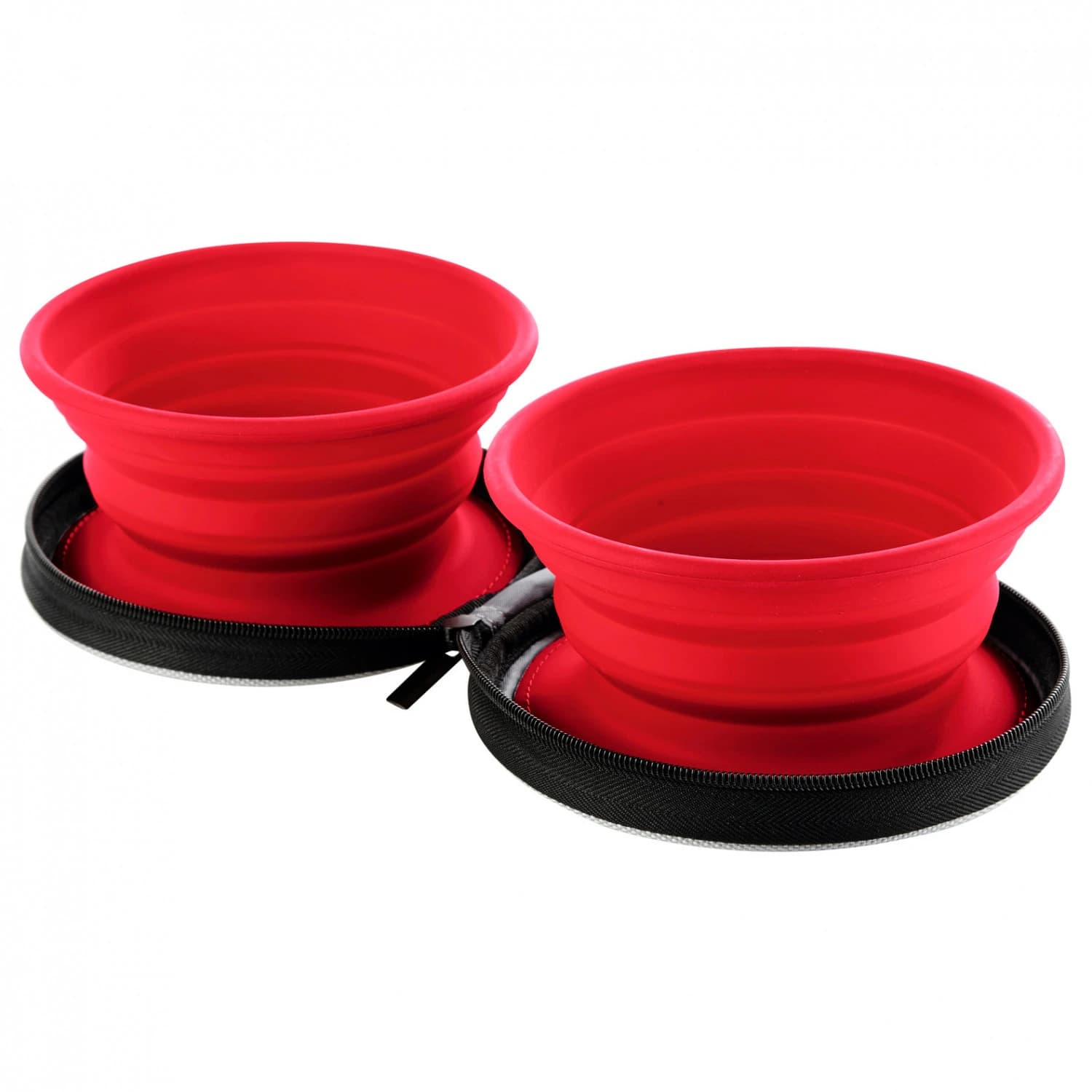 Купа за куче Hunter Silicone Travel Bowl with Bag List Dog accessories - Rot
