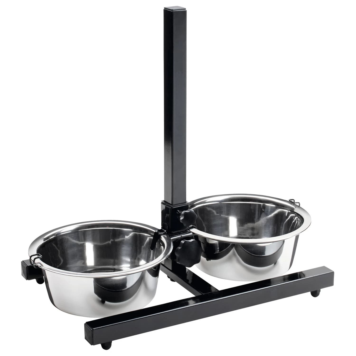 Купа за куче Hunter Bar with 2 Stainless Steel Bowls Basic Dog accessories - Edelstahl