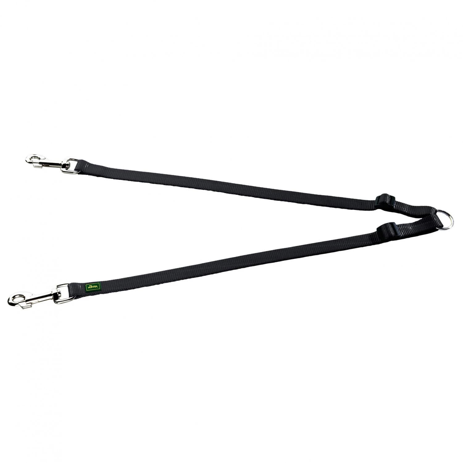 Повод за куче Hunter Coupler Dog leash - Black