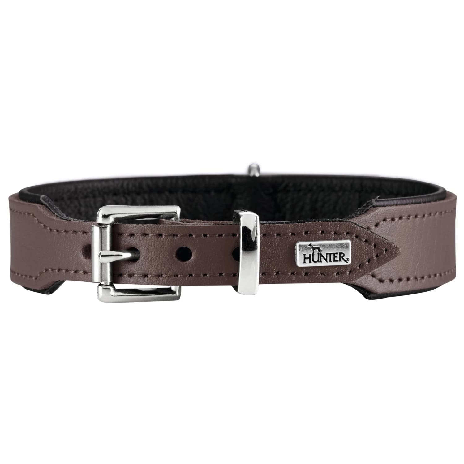 Нашийник за куче Hunter Collar Basic Dog collar - Braun / Schwarz