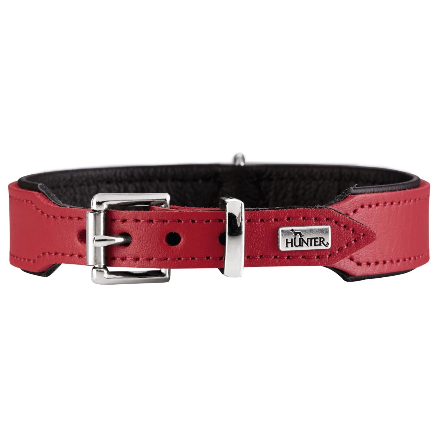 Нашийник за куче Hunter Collar Basic Dog collar - Rot / Schwarz
