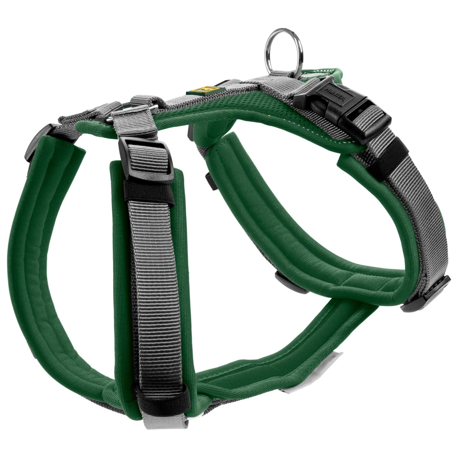 Нагръдник за куче Hunter Maldon Up Dog harness - Dunkelgrün / Grau