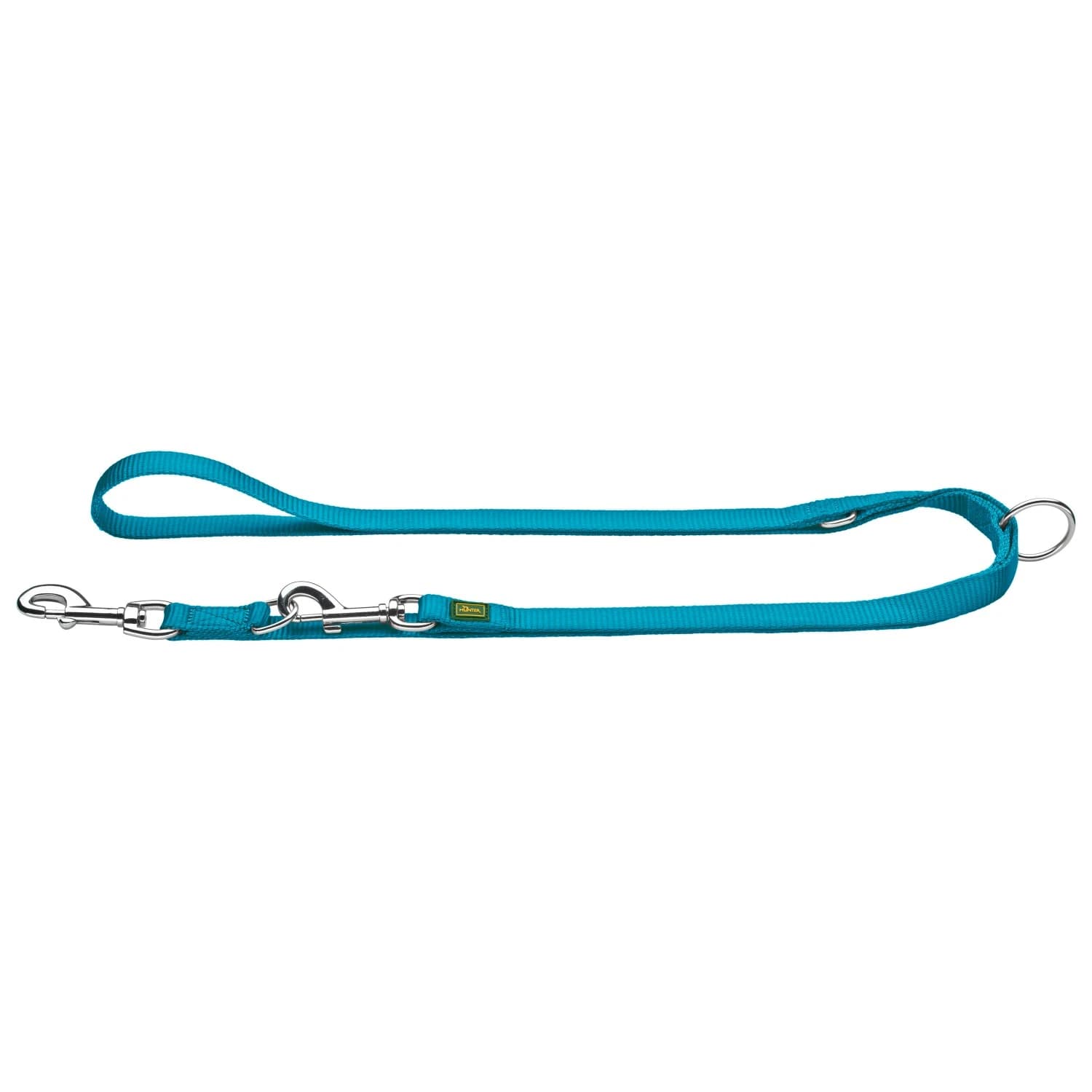 Повод за куче Hunter Adjustable Nylon V Leash Dog leash - Petrol