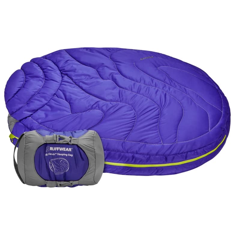 Постелка за куче Ruffwear Highlands Sleeping Bag Dog blanket - Huckleberry Blue