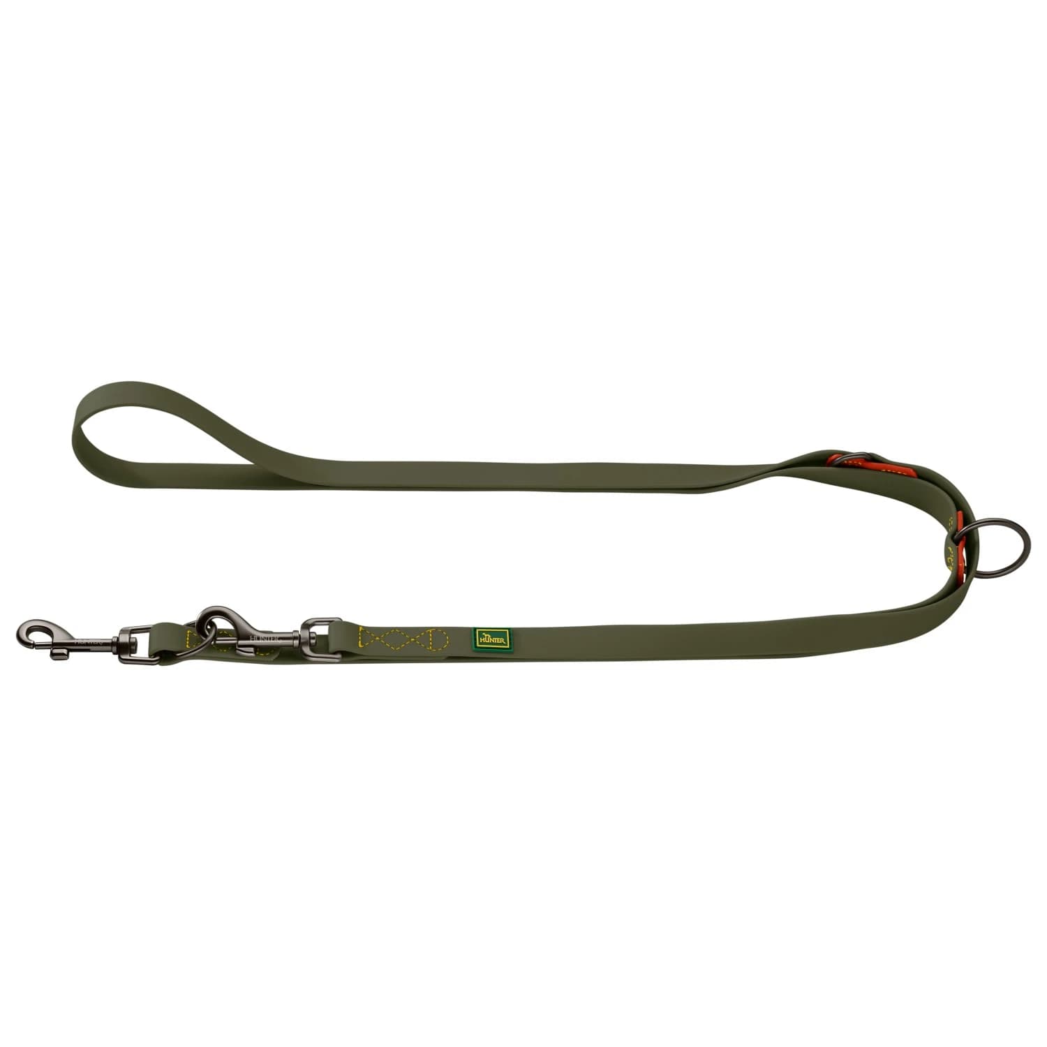Повод за куче Hunter Havanna 15/200 Dog leash - Green / Orange