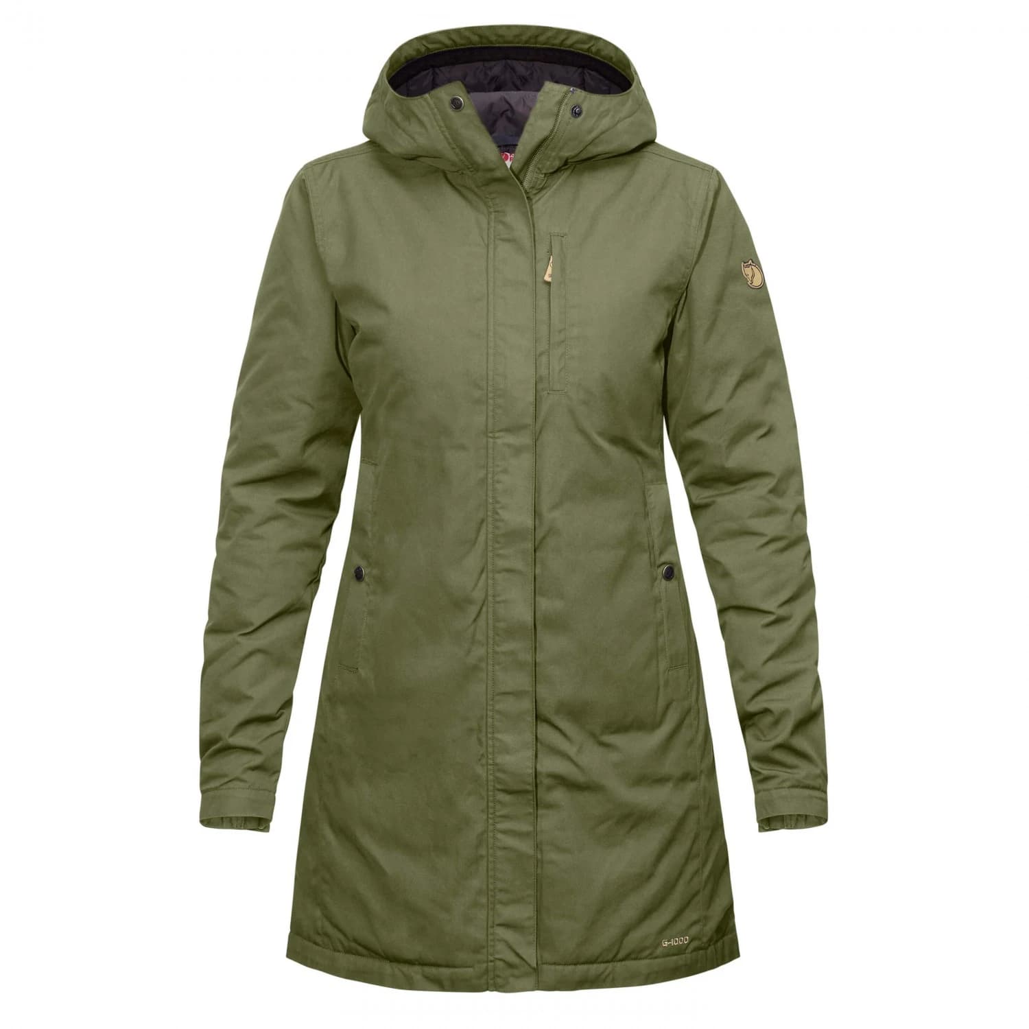 Дамско палто Fjällräven Women's Kiruna Padded Parka Coat - Green