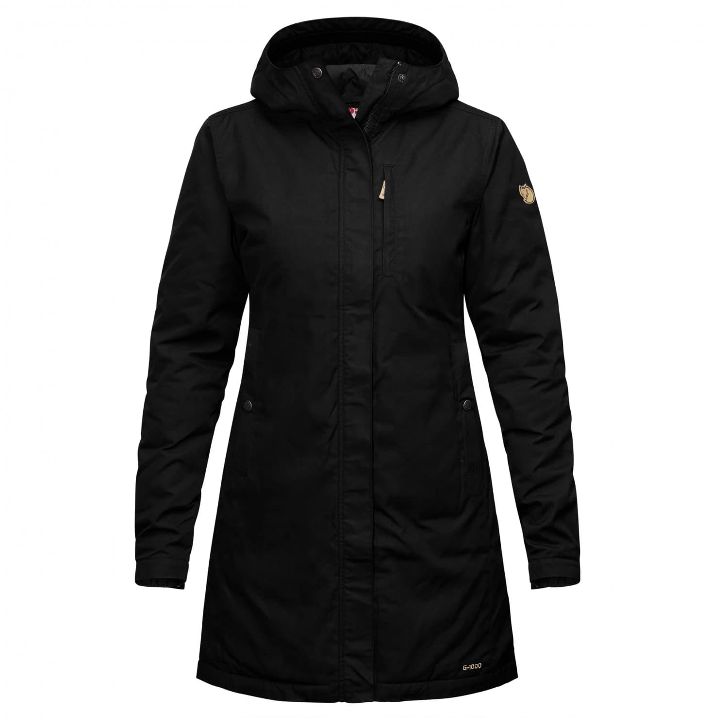 Дамско палто Fjällräven Women's Kiruna Padded Parka Coat - Black