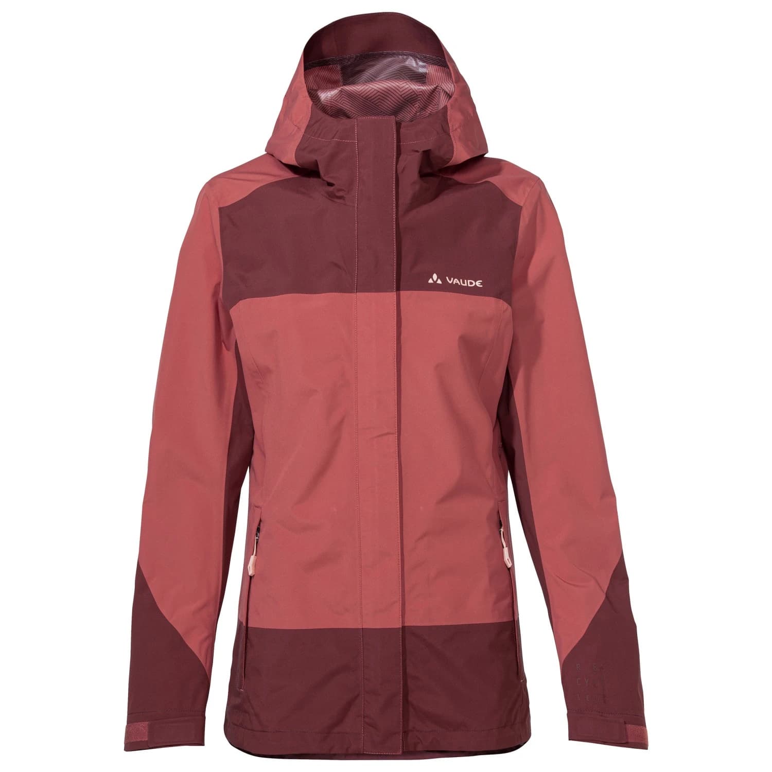 Дамско водоустойчиво яке Vaude Women's Neyland 2.5L Jacket Waterproof jacket - Brick