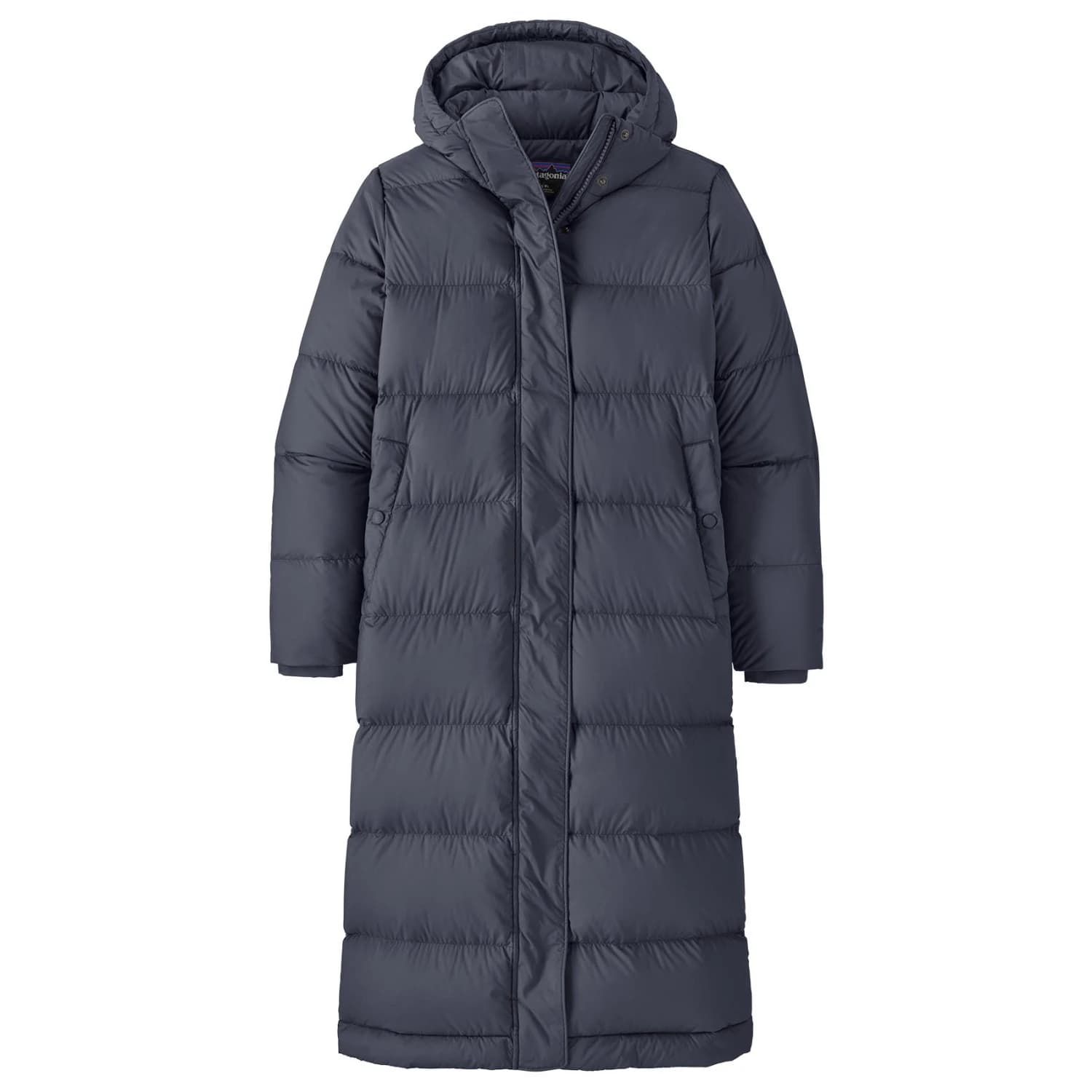Дамско палто Patagonia Women's Silent Down Long Parka Coat - Sunken Blue
