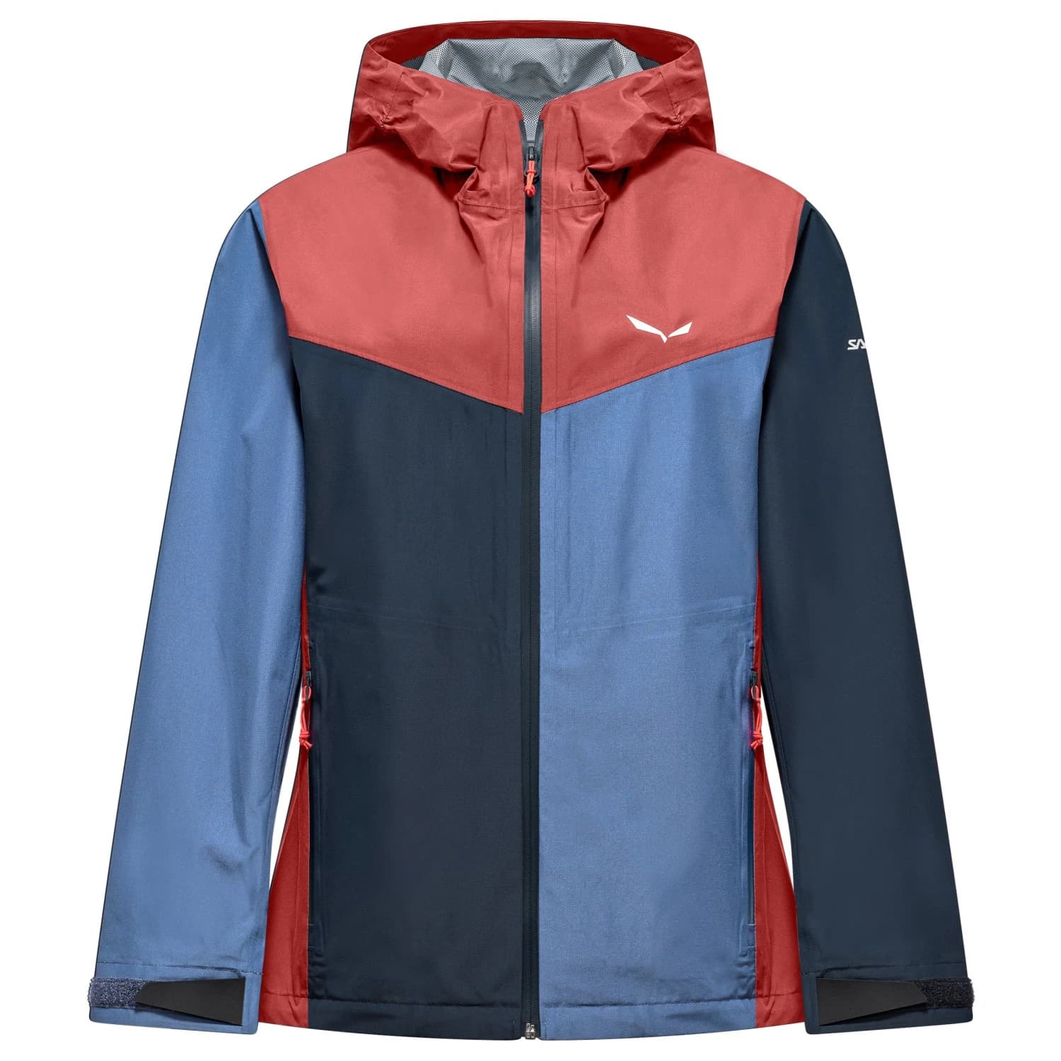 Дамско водоустойчиво яке Salewa Women's Puez Aqua 4 PowerTex 2.5L Jacket Waterproof jacket - Etruscan Red / Multi