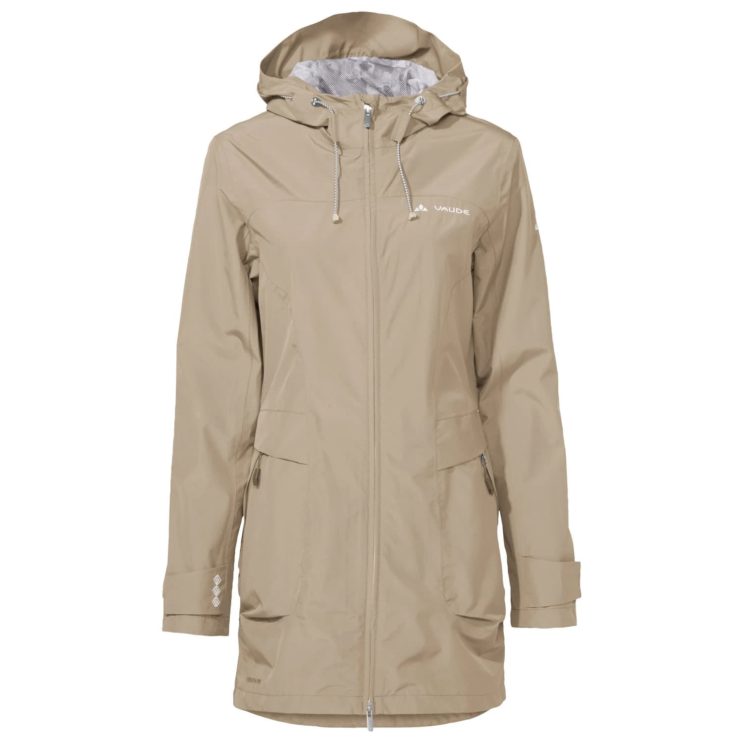 Дамско водоустойчиво яке Vaude Women's Skomer Parka II Coat - Linen