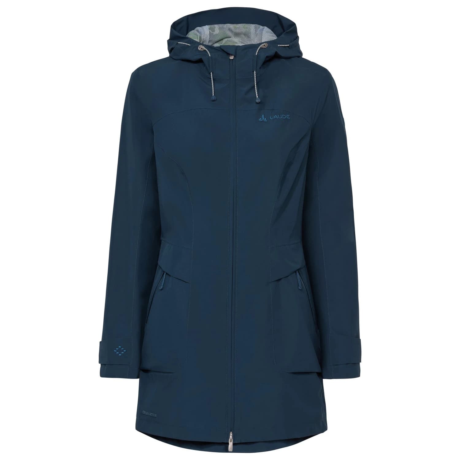 Дамско водоустойчиво яке Vaude Women's Skomer Parka II Coat - Dark Sea