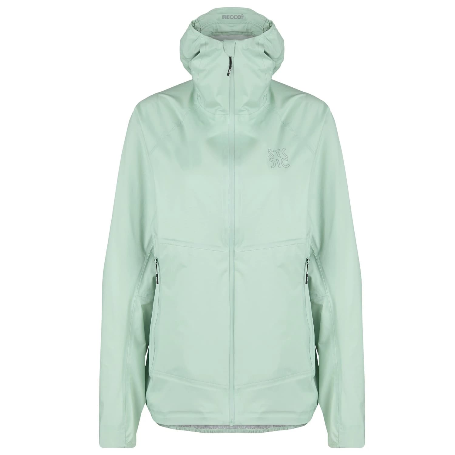 Дамско водоустойчиво яке Stoic Women's KalmarSt. 3L Rain Jacket Waterproof jacket - Green Ice