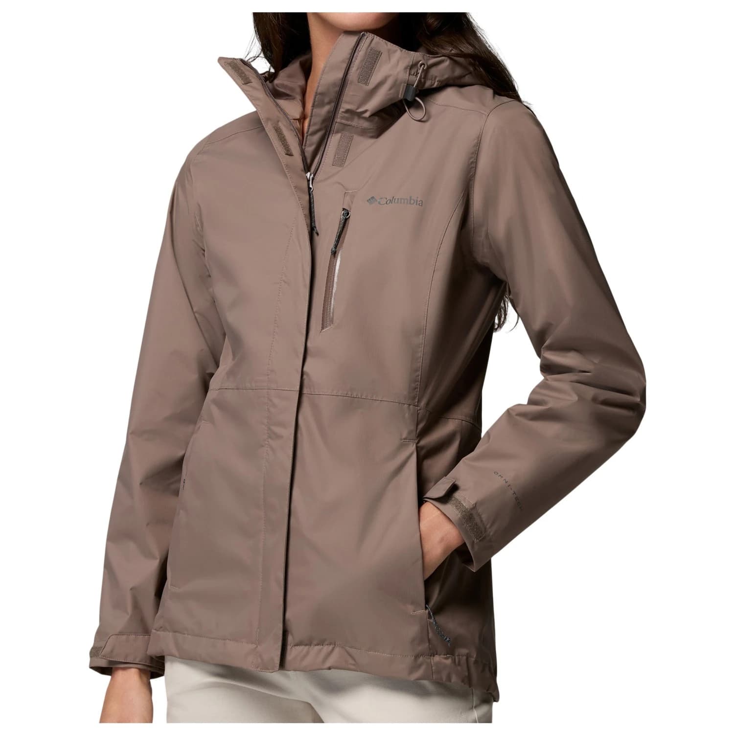 Дамско водоустойчиво яке Columbia Women's Pouring Adventure III Jacket Waterproof jacket - Iron