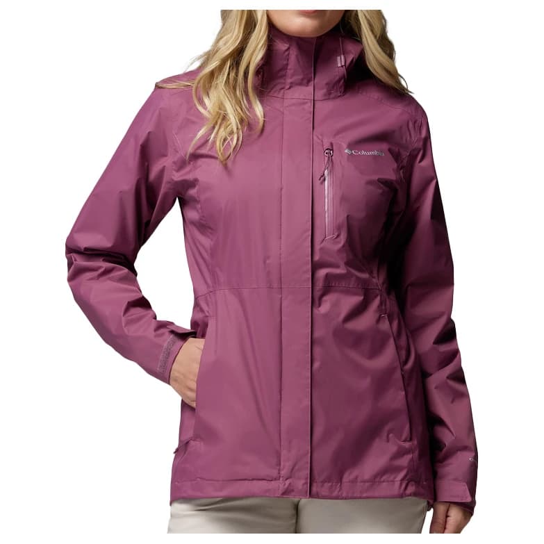 Дамско водоустойчиво яке Columbia Women's Pouring Adventure III Jacket Waterproof jacket - Antique Mauve