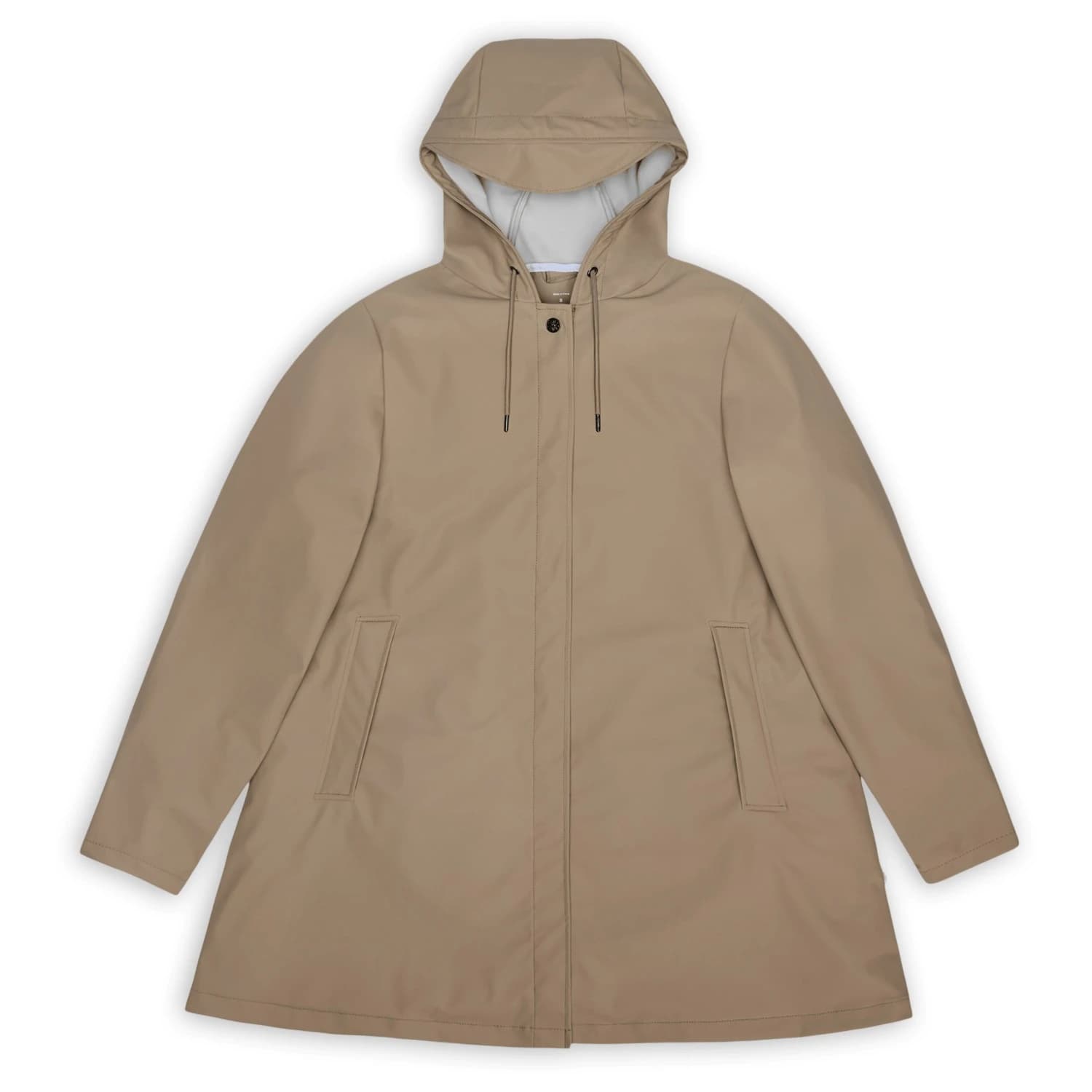 Дамско водоустойчиво яке Rains Women's A-Line W Jacket W3 Waterproof jacket - Beige