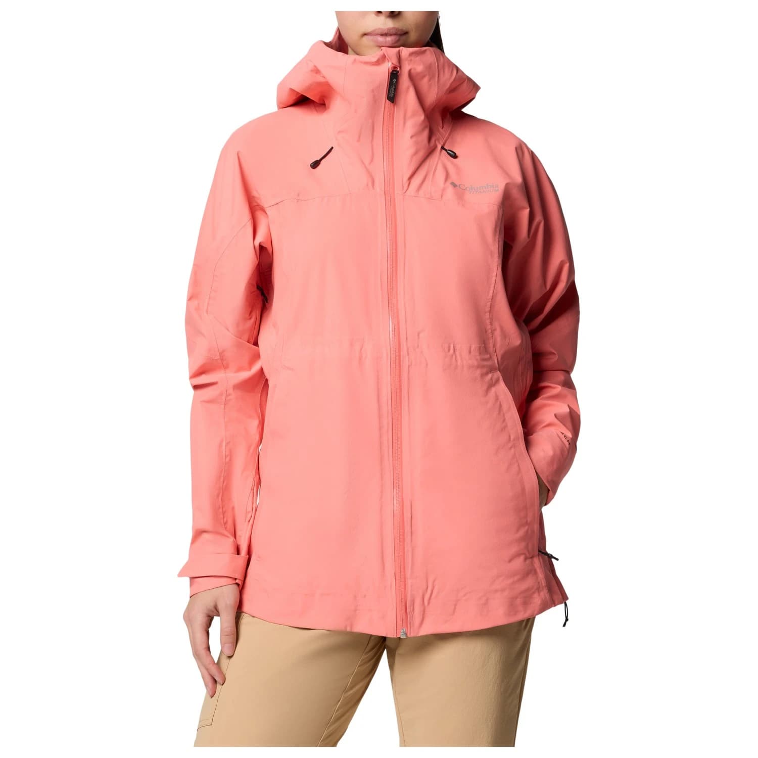 Дамско водоустойчиво яке Columbia Women's Northwest Explorer 3L Shell Waterproof jacket - Alpenglow