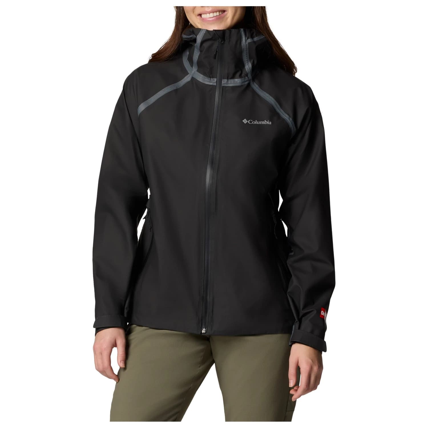 Дамско водоустойчиво яке Columbia Women's Reign No Shine Jacket Waterproof jacket - Black