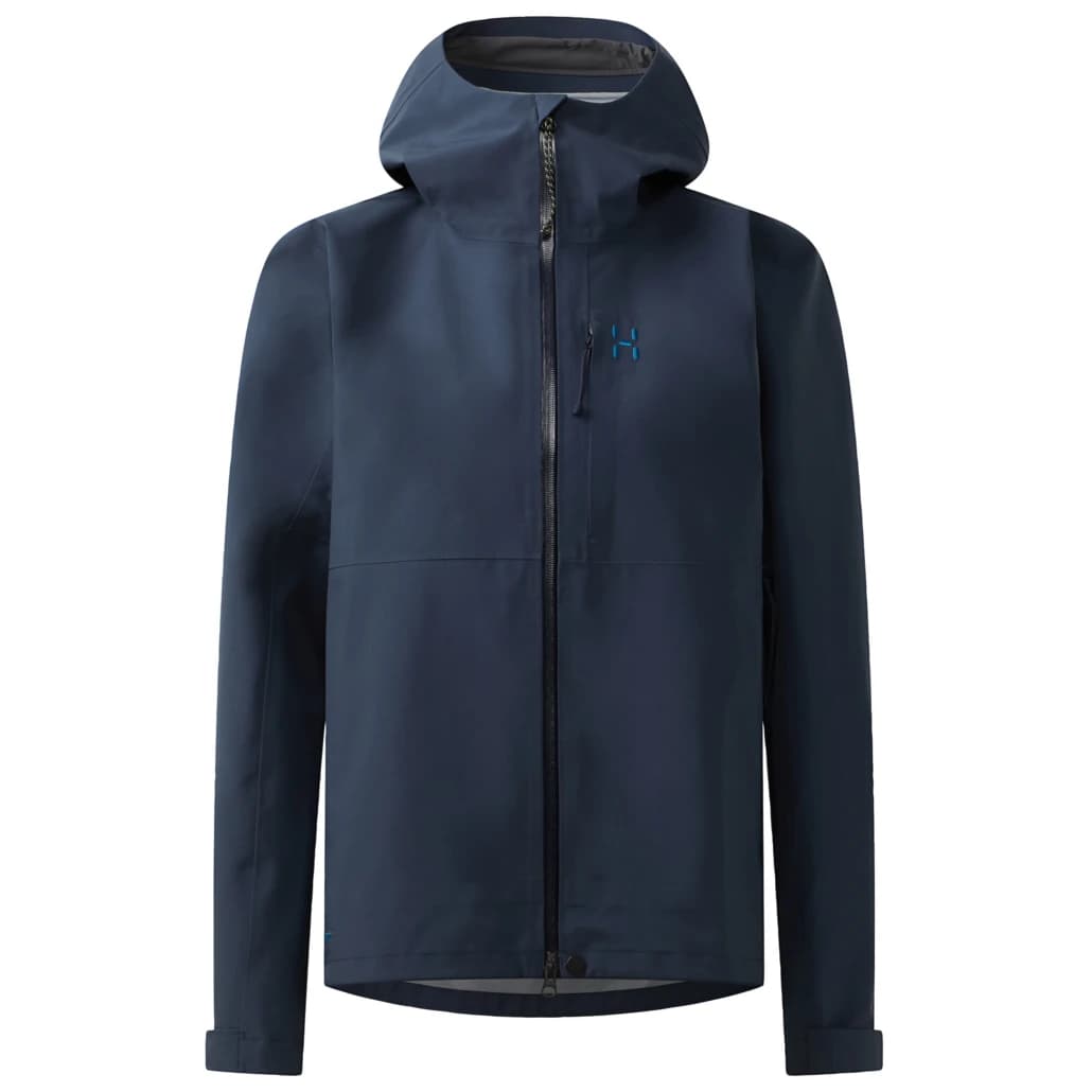 Дамско водоустойчиво яке Haglöfs Women's Front Proof II Jacket Waterproof jacket - Tarn Blue