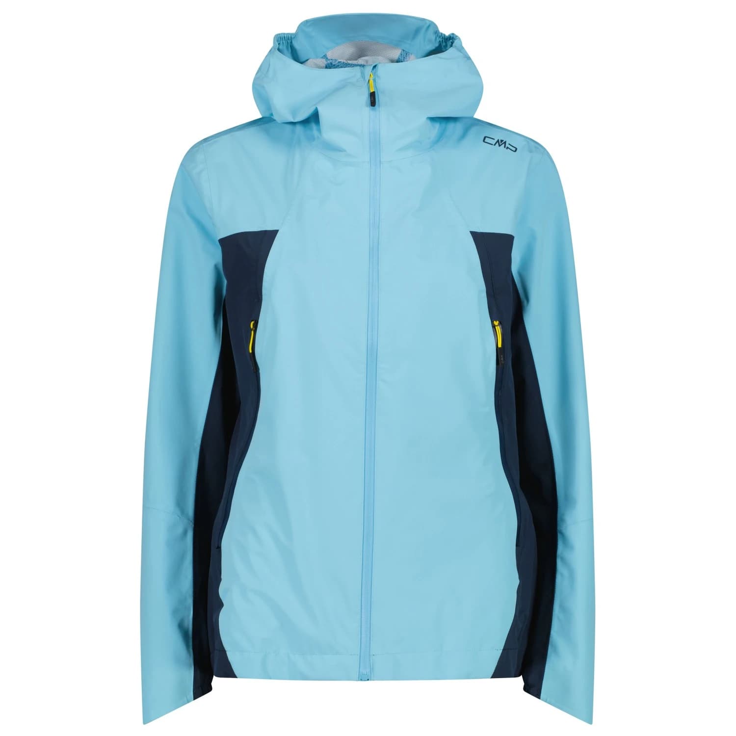 Дамско водоустойчиво яке Cmp Women's Jacket Fix Hood 2 Layer Waterproof jacket - Topazio