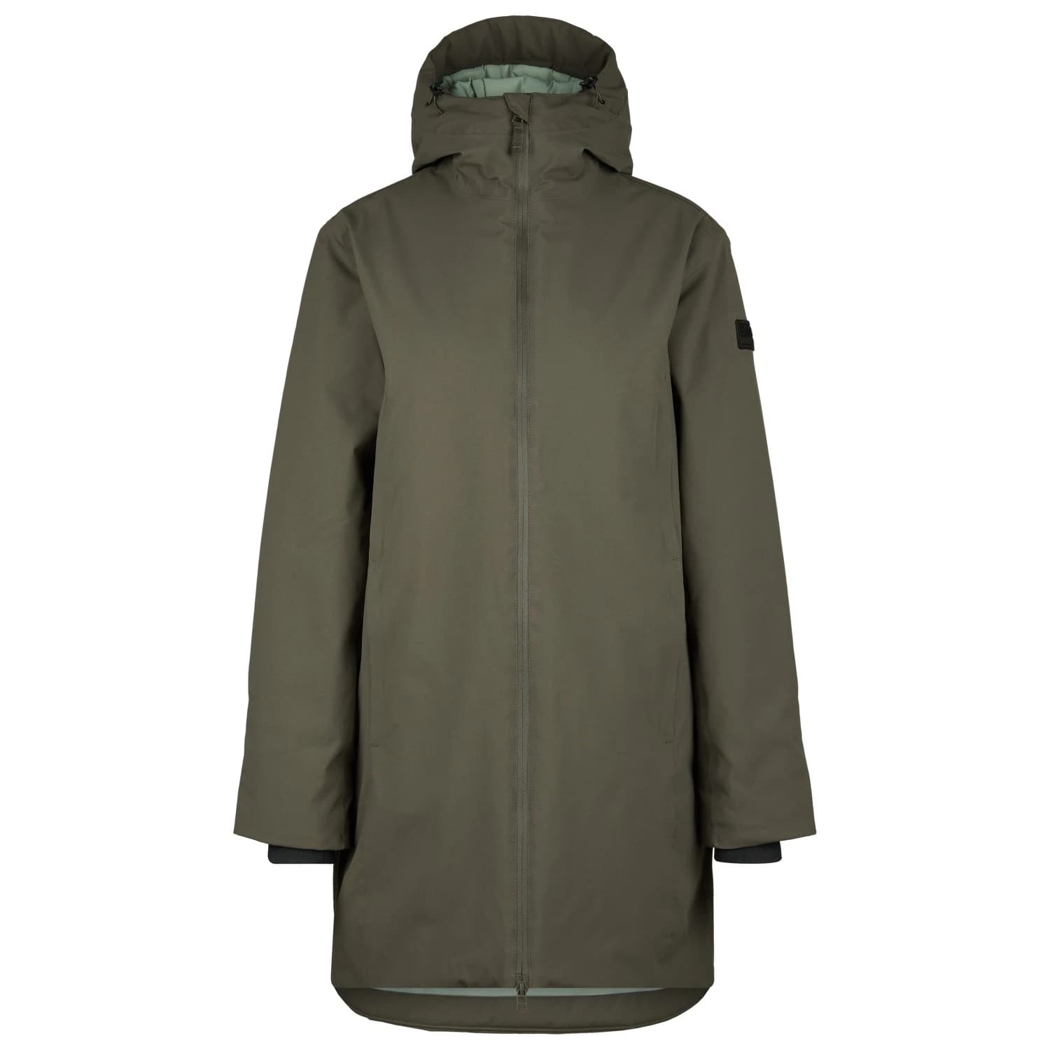 Дамско палто Stoic Women's MountainWool MMXX. Uppsala Coat - Dark Olive