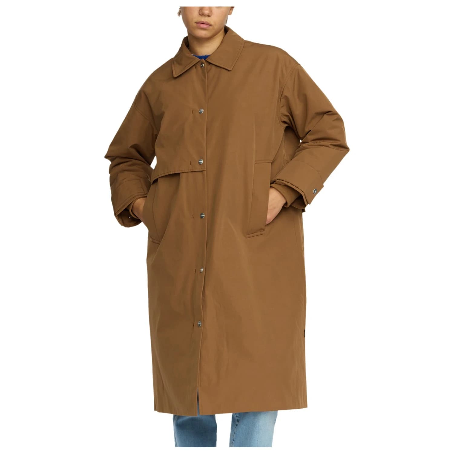Дамско палто Selfhood Women's Trenchcoat - Brown